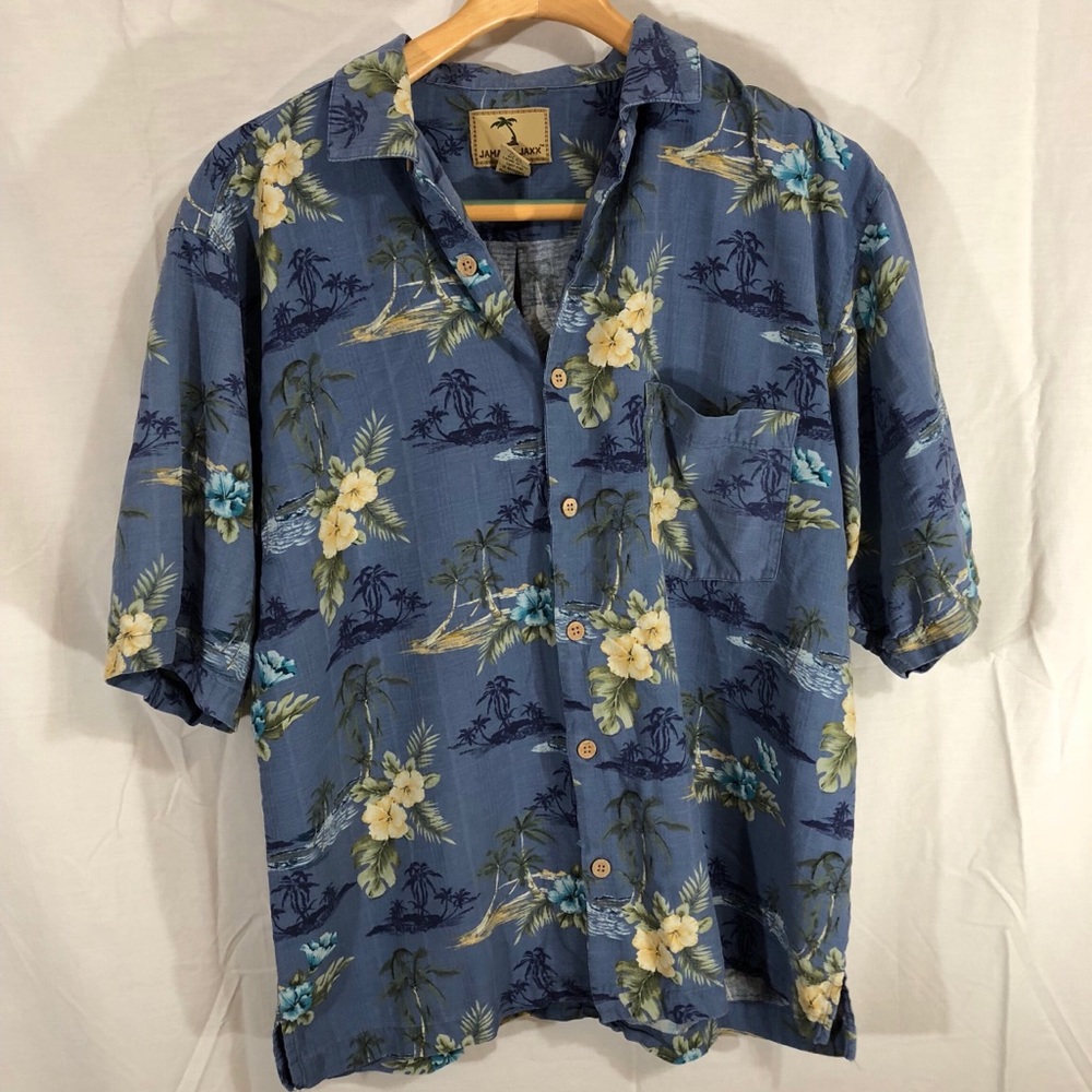 Jamaica Jaxx Hawaiian Button Down